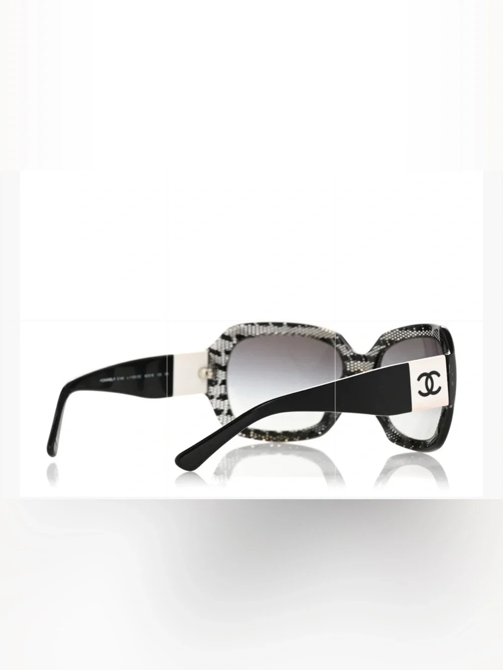 vintage Chanel Acetate CC Lace Effect Sunglasses (Model 5146).